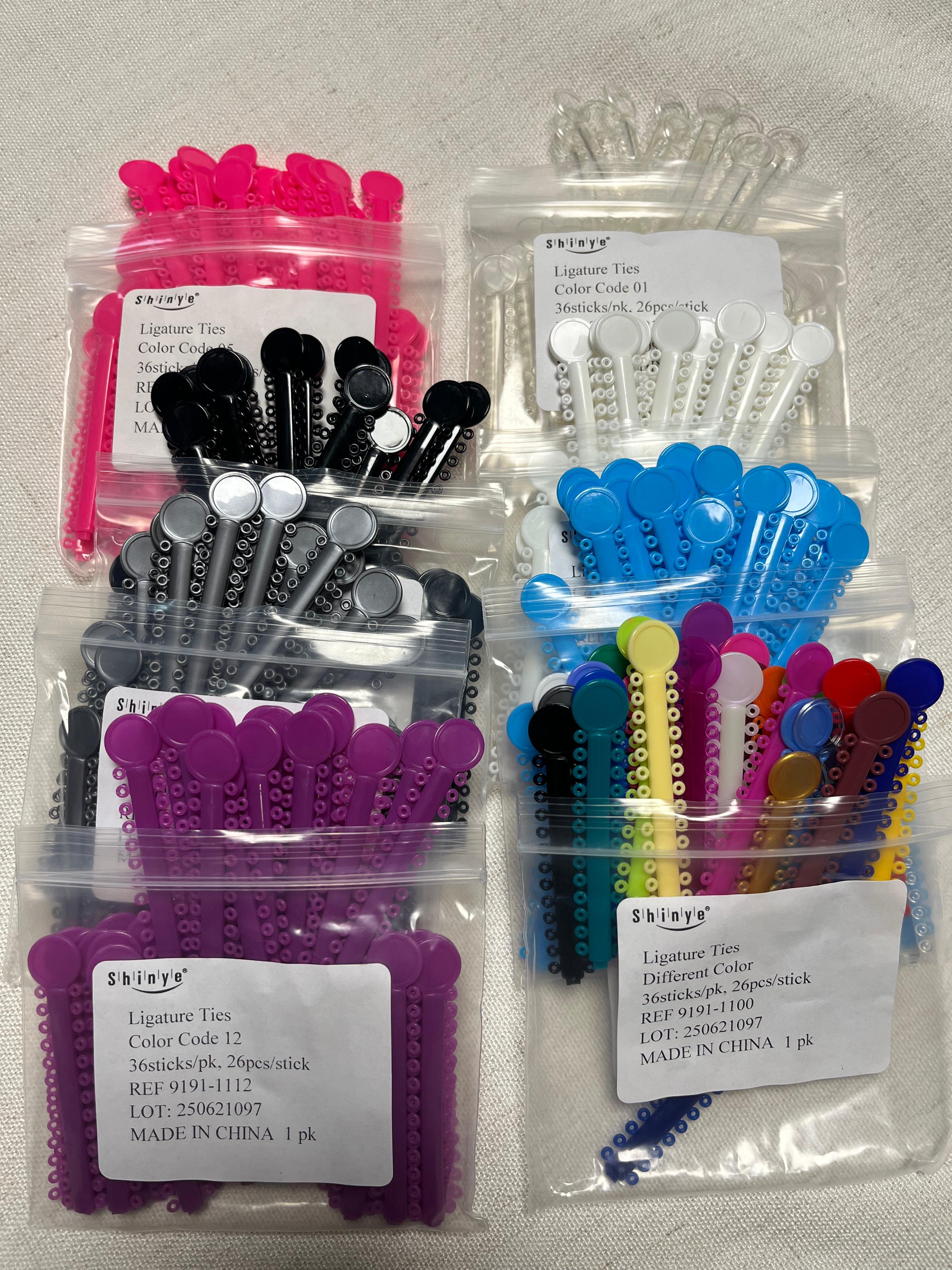 1040 Power Sticks Ligature Ties Orthodontic Ligature O-Ties